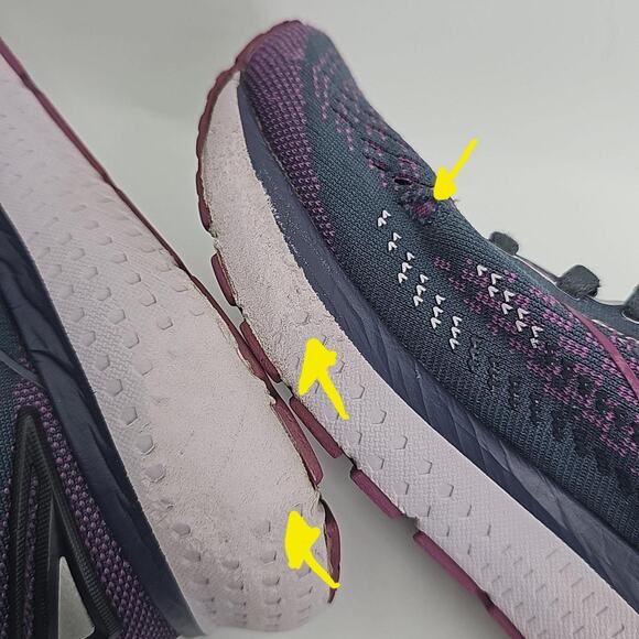 Brooks Glycerin 19 Ombre Violet Lavender Womens 8 Medium B Running Shoes - Picture 8 of 8